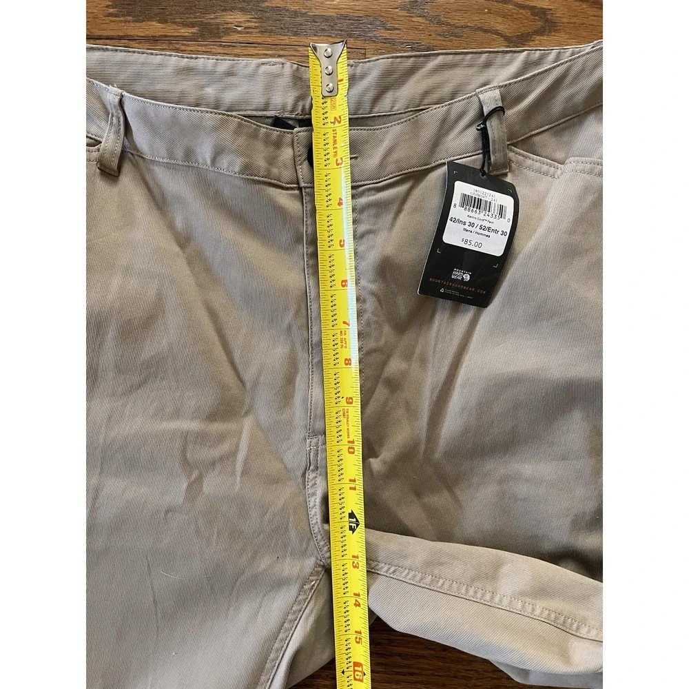 NWT Mountain Hardwear Kentro Cord‎ Tan Pants Mens 42x30 Hiking Climbing